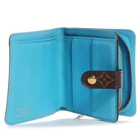 louis vuitton wallet blue inside